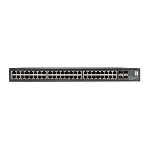 LEVEL ONE -  LevelOne GTU-5211 netwerk-switch Unmanaged Gigabit Ethernet (10/100/1000) Zwart