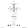 Neomounts -   NM-M1700BLACK TV trolley 32-75