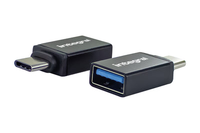 Intégral - Adaptateur 3.1 USB-A vers USB-C 2 pièces