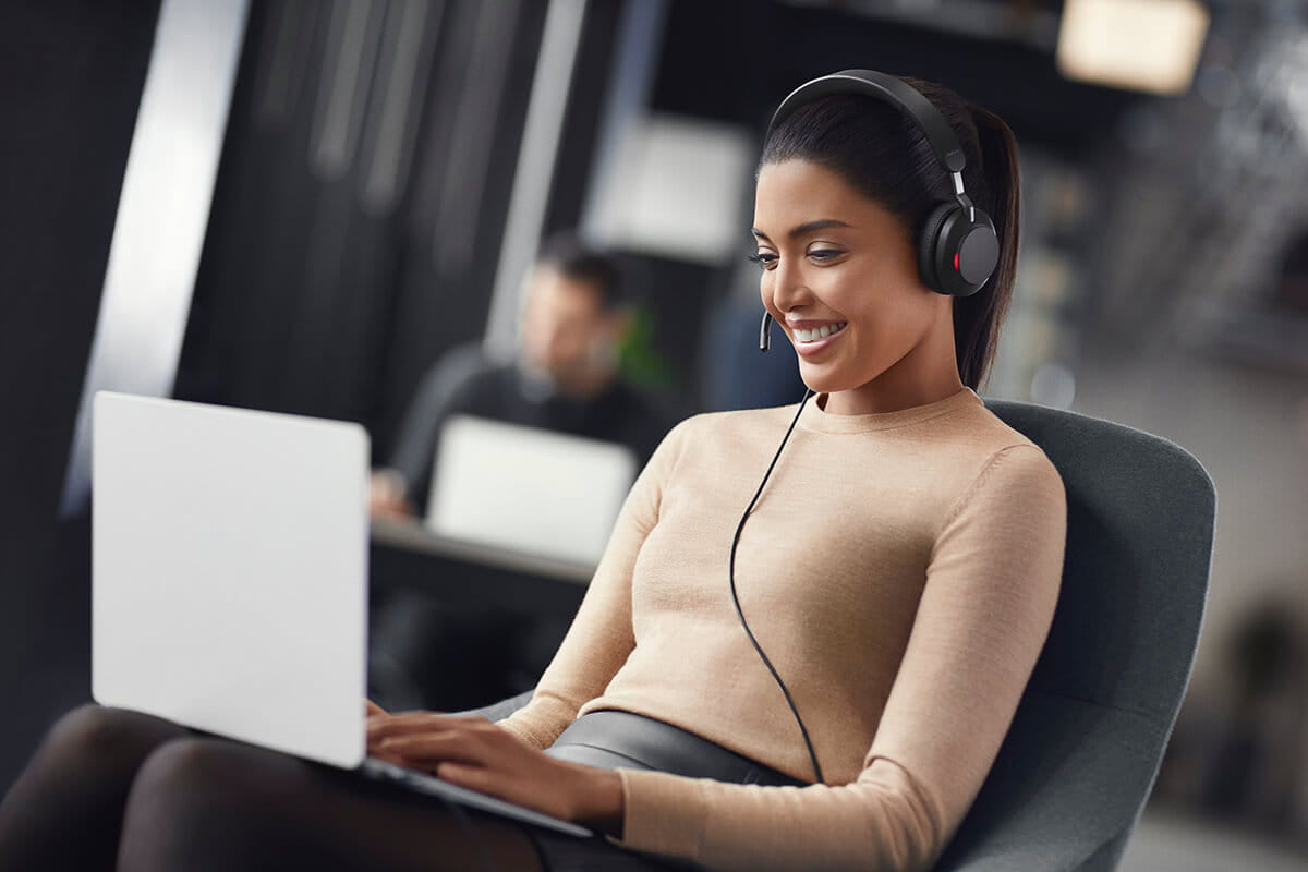 JABRA -   Evolve2 40 SE Headset Bedraad Hoofdband Oproepen/muziek USB Type-C / USB Type-A Zwart