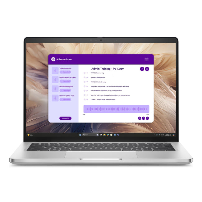 DELL -   Pro 14 Plus PB14250 Intel Core Ultra 7 255U Laptop 35,6 cm (14) Full HD+ 16 GB DDR5-SDRAM 512 GB SSD Wi-Fi 6E (802.11ax) Windows 11 Pro US International Aluminium