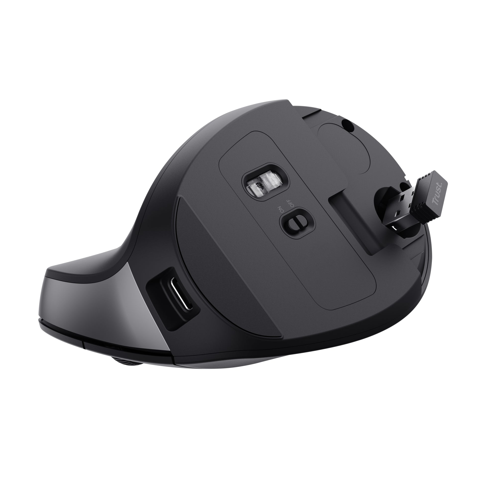 Trust - Bayo II kabellose ergonomische Maus für Rechtshänder