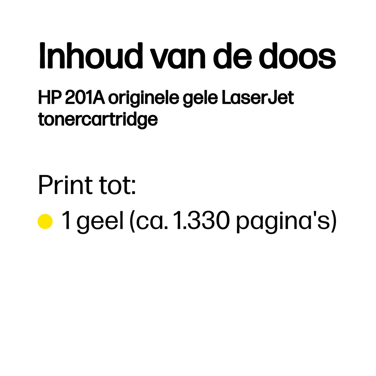 HP - Cartouche toner cf402a 201a jaune