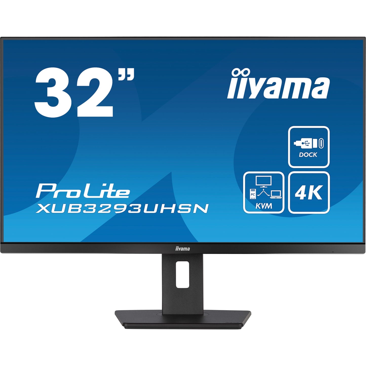 IIYAMA -   ProLite XUB3293UHSN-B5 computer monitor 80 cm (31.5) 3840 x 2160 Pixels 4K Ultra HD LCD Zwart