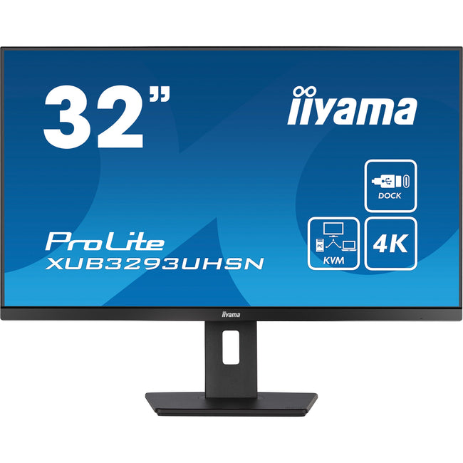 IIYAMA -   ProLite XUB3293UHSN-B5 computer monitor 80 cm (31.5) 3840 x 2160 Pixels 4K Ultra HD LCD Zwart