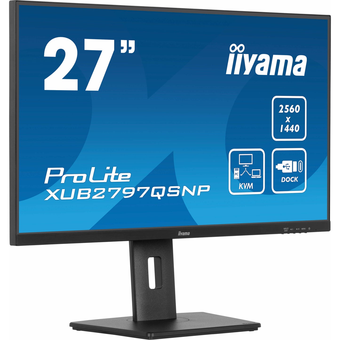 IIYAMA -   ProLite XUB2797QSNP-B1 computer monitor 68,6 cm (27) 2560 x 1440 Pixels Quad HD LED Zwart