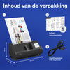 Epson -  ES-C380W compacte A4-documentscanner met Wi-Fi-connectiviteit en U-traject