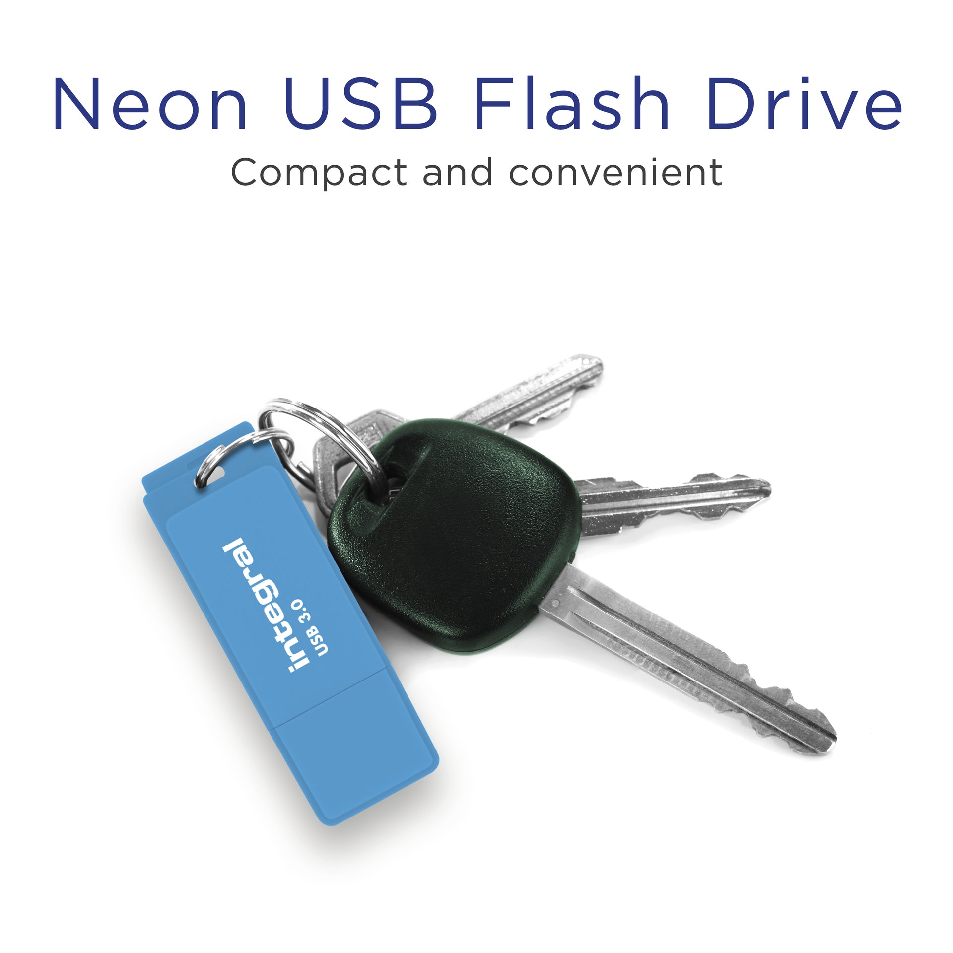 Integral -  INFD32GBNEONB3.0 USB flash drive 32 GB USB Type-A 3.2 Gen 1 (3.1 Gen 1) Blauw