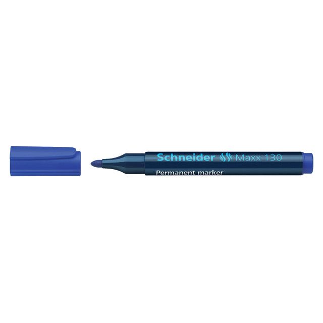 Schneider - Viltstift maxx 130 rond 1-3mm blauw | 10 stuks