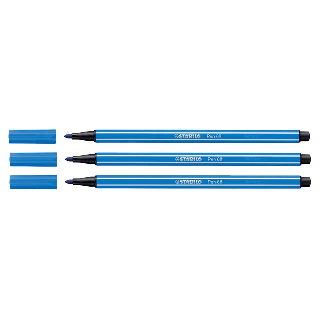 Stabilo - Viltstift pen 68/41 m ultramarijn blauw | 10 stuks