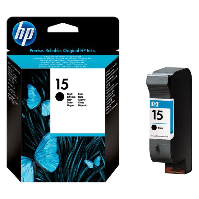 HP - Inkcartridge HP C6615de 15 Black | 1 Stück | 40 Stücke