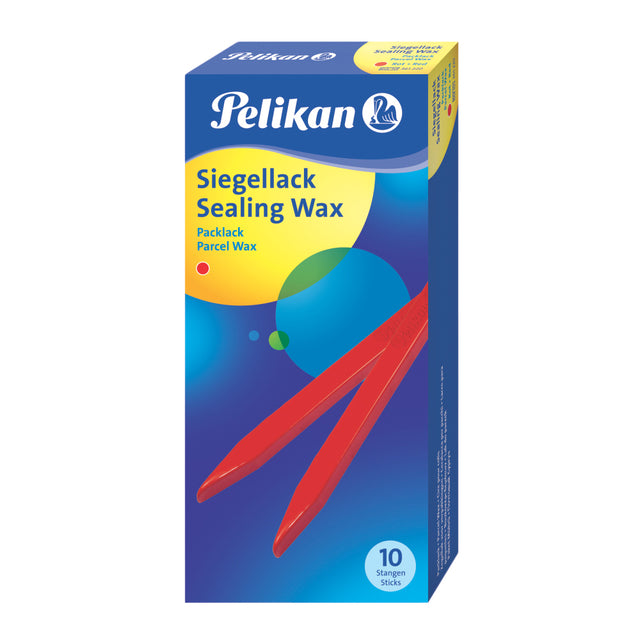 Pelikan - Zegellak pelikan 60/10 rood | 10 stuks