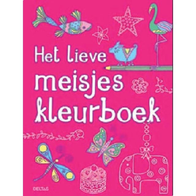 Deltas - Colorbook Deltas Het Lieve Girl Colorbooek | 1 pièce | 3 pièces