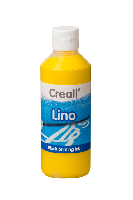 Creall - Paint Linoleum 01 GEEL 250ML | 6 pièces