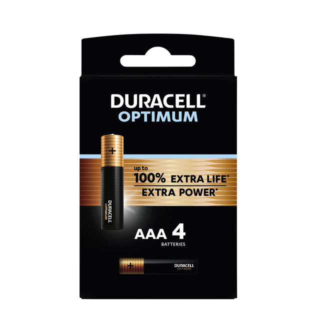 Duracell - Batterie Optimum 100% 4XAAA