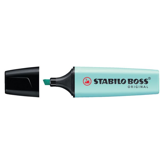 Stabilo - Markingstift Boss Original 70/113 Pastel Turquoise | 10 pièces