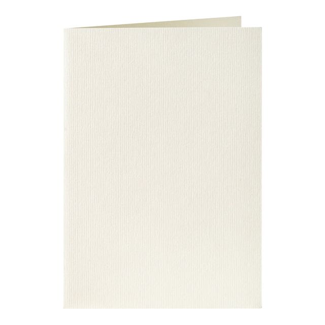 Papicolor - Carte de correspondance Double 105x148mm Blanche blanc