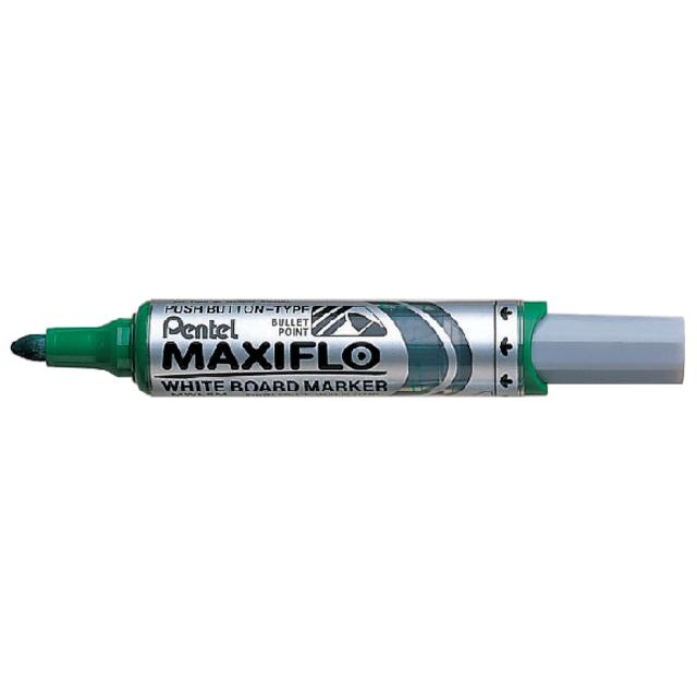 Pentel - Viltstift pentel mwl5m whiteboard 3mm groen | 12 stuks