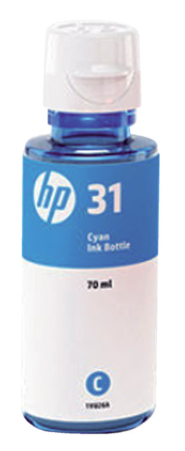 HP - inktcartridge 31, 8.000 pagina's, OEM 1VU26AE, cyaan