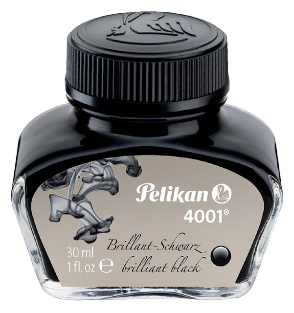 Pelikan - Fountain Pen Ink 4001 30ml Briljant Black | 12 pièces