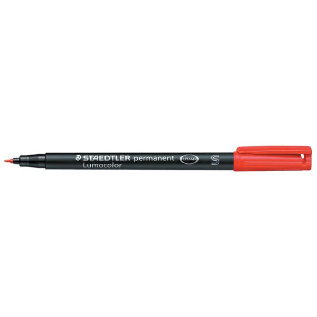 Staedtler - Viltstift ohp lumo sf 313 perm rood | 10 stuks