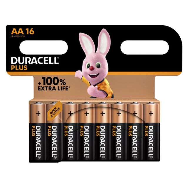 Duracell - Batterij  plus 16xaa