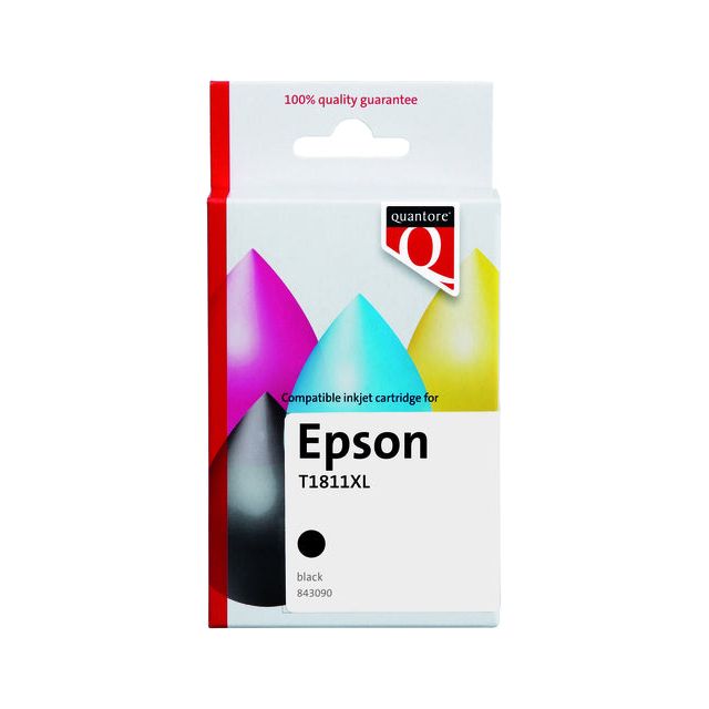 Cartouche d'encre Alternative quantique pour epson 18xl t1811 noir