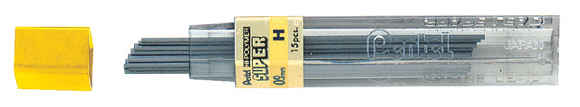 Pentel - Potloodstift pentel h 0.9mm 12st zwart | 12 stuks