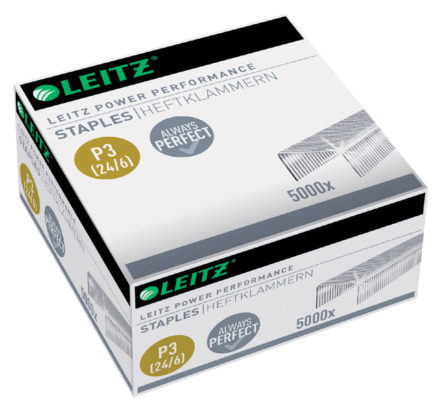 Leitz - Staples P3 24/6 galvanisé 5000 pièces