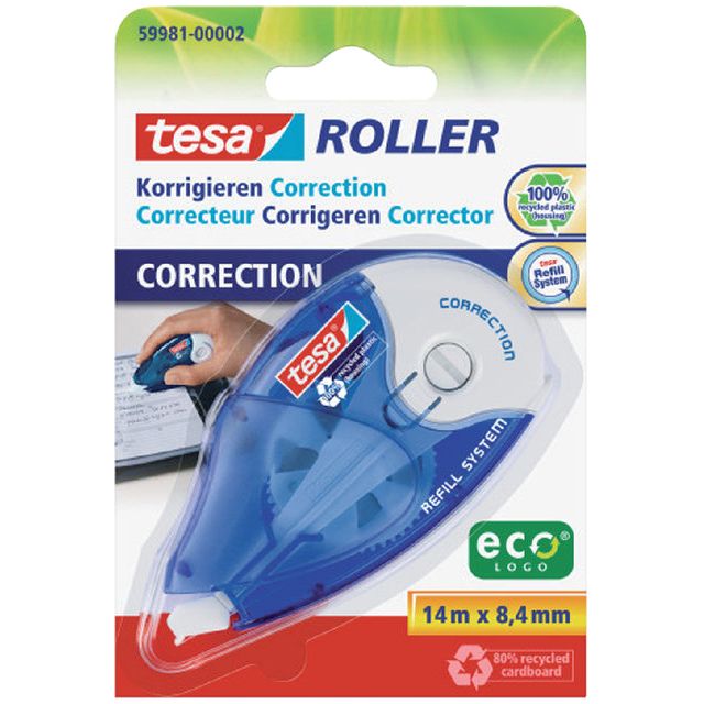 TESA - Correction Moller 8.4mmx14m Ecologo rechargeable sur la blister