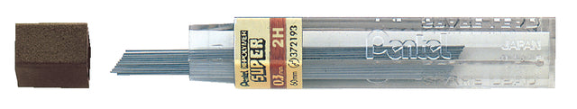 Pentel - Potloodstift pentel 2h 0.3mm 12st zwart