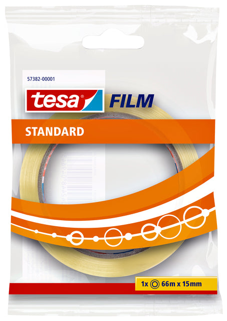 TESA - Film de bande d'emballage standard 15 mmx66m