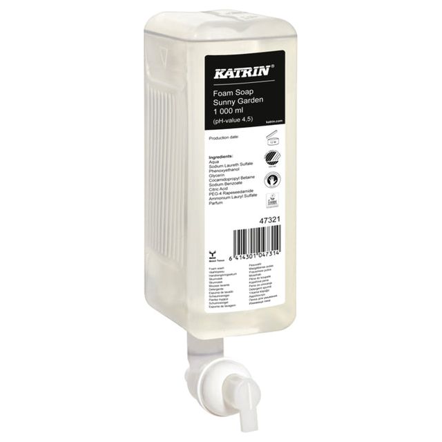 Katrin - Handzeep  schuim ny garden 1000ml 47321 | 6 stuks