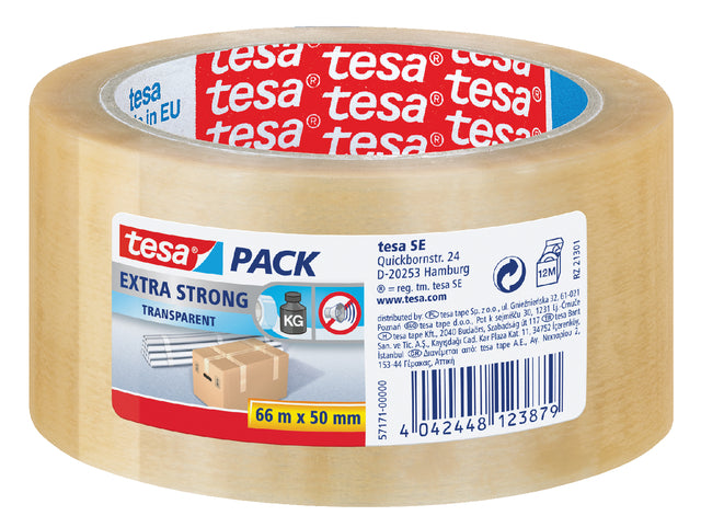 Tesa - Verpakkingse pack extra 66mx50mm tr