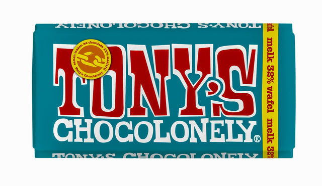 Tony's Chocolonely - Chocolate Milk Pennywafel 180gr | 15 pièces