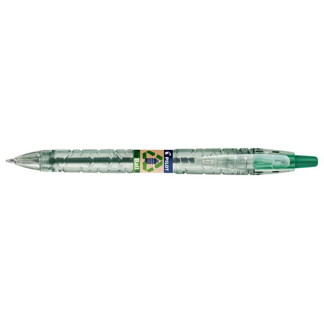 Pilot - Ecoball B2P BeGreen balpen, medium punt, 0,3 mm, groen