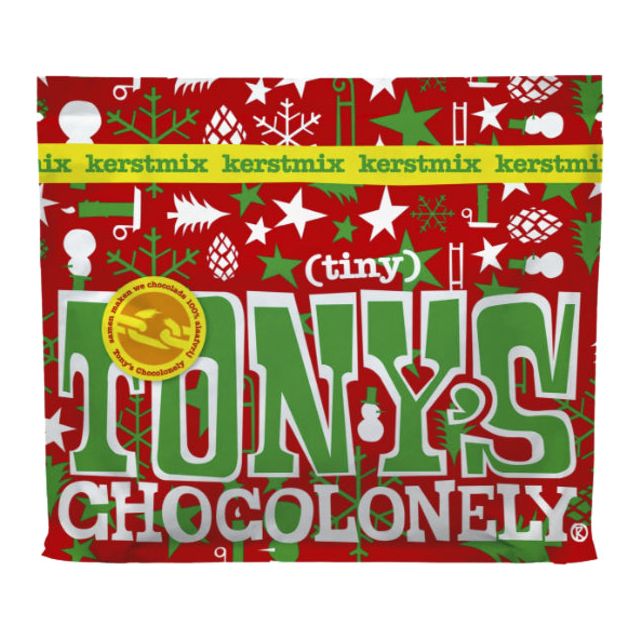 Tony's Chocolonely - Chocolate Christmas Tiny Assorti | Tasche ein 20 -Stück | 21 Stücke