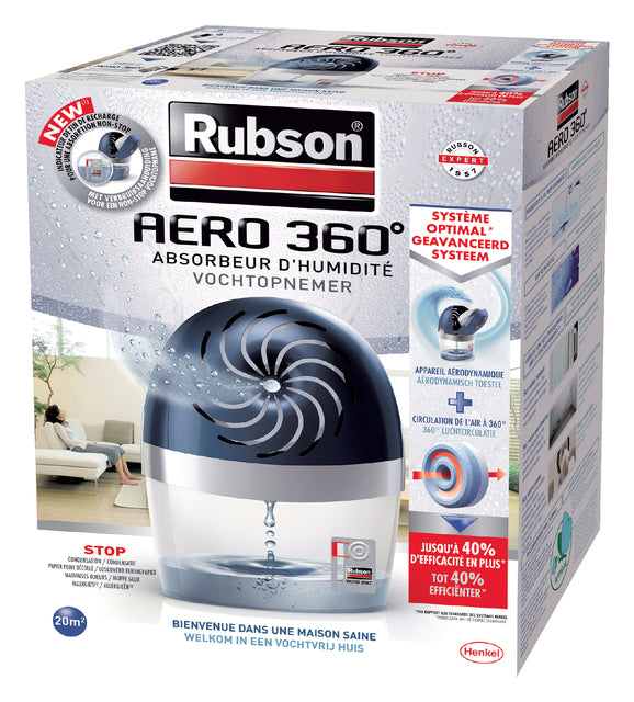 Rubson - Vochtopnemer aero 360 systeem compleet