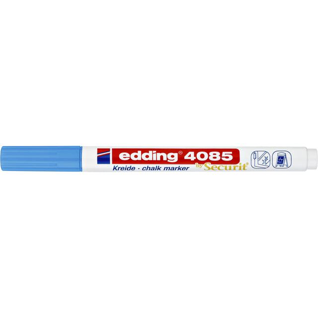 Edding - Chalkstift Edding von 4085 um 1-2 mm hellblau | 10 Stücke