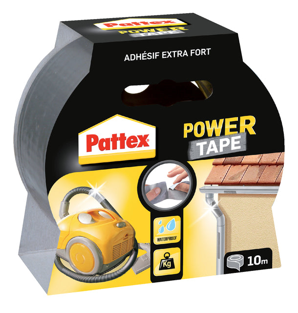 Pattex - Power E 50mmx10m Rape Plaice Grey | 6 pièces