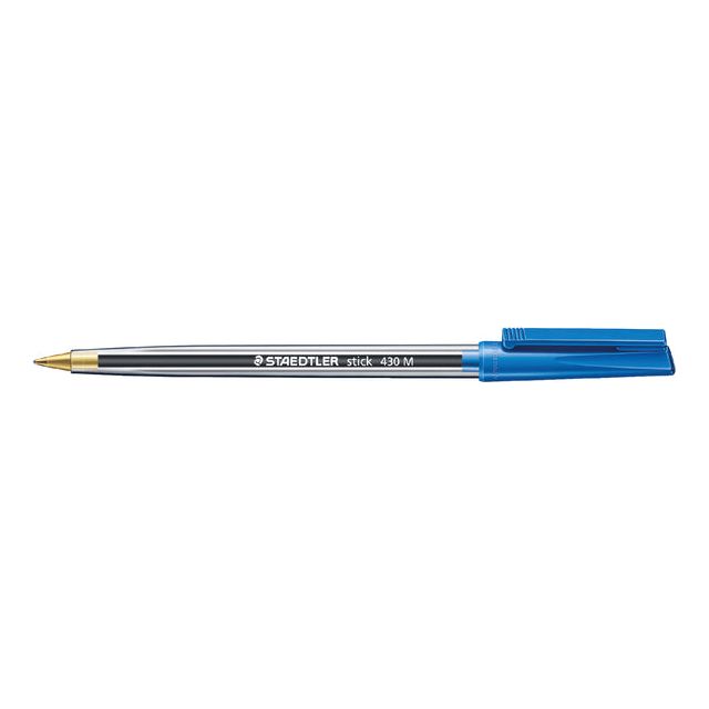 Staedtler - Balpen stick 430 m blauw