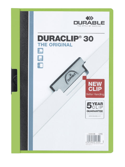 Durable - Klemmap Duraclip Original 30 Green