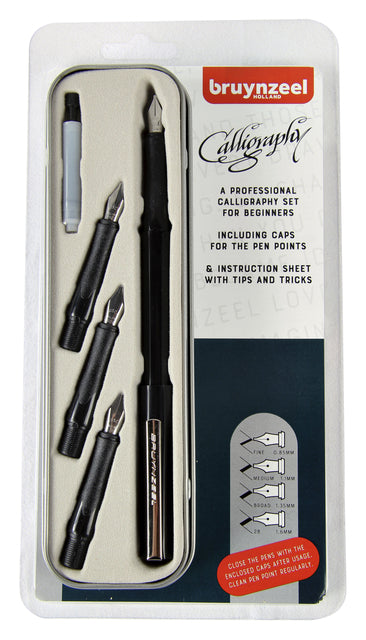 Bruynzeel - Set débutant de CalligrafiEpen 9341p08