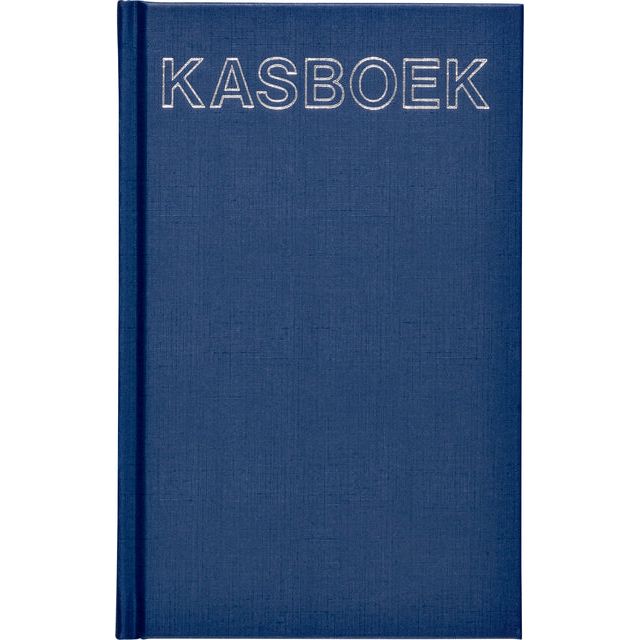 Office - Kasboek 103x165mm 192blz 1 kolom blauw