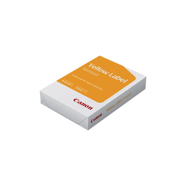 Canon - Kopieerpapier yellow label standaard a4 80gr wit | 5 stuks