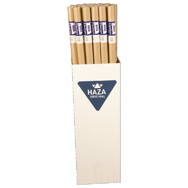 Haza - papier d'emballage Kraft rayé 70gr 100cmx5m sur rouleau