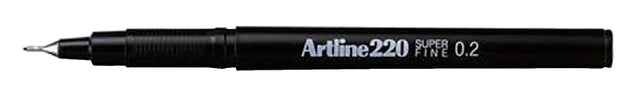 Artline - Fineliner 220 environ 0,2 mm noir