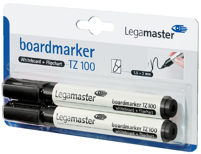 Legamaster - Viltstift legamaster tz100 whiteboard 2mm 2st zw