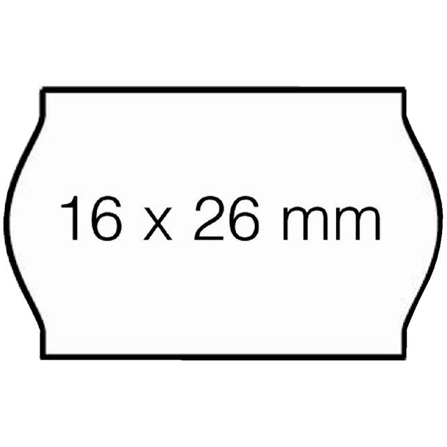 Open-Data - Prijsetiket 16x26mm open-data s14/ judo afn wt | 36 stuks