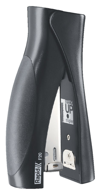 Rapid - Fashion E Standup Stapler F20, pas 20 feuilles, pour des agrafes 24/6 et 26/6, noir